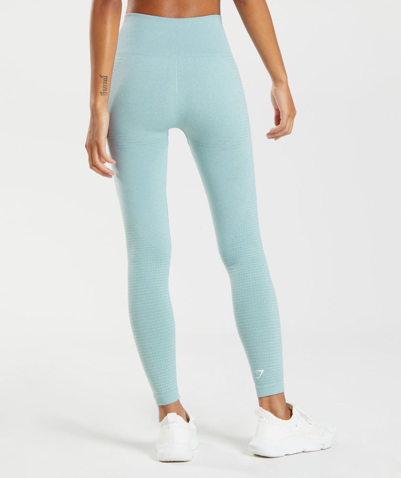 Women's Gymshark Vital Seamless 2.0 Leggings Light Blue | NZ 9JCYAV